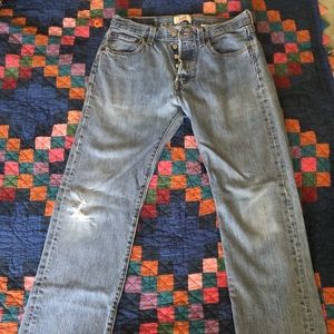 Vintage hi waist Levi’s button up jeans 501’s
